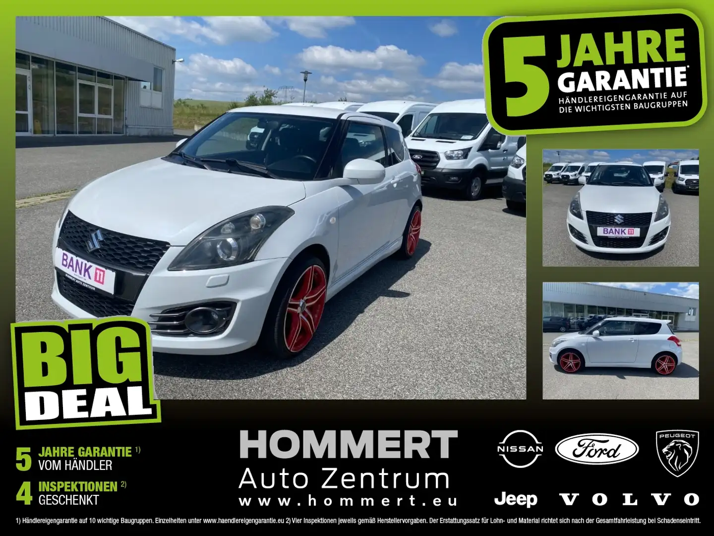 Suzuki Swift 1.6 Sport KlimaA Bi-Xenon Sitzh u.v.m. Blanc - 1