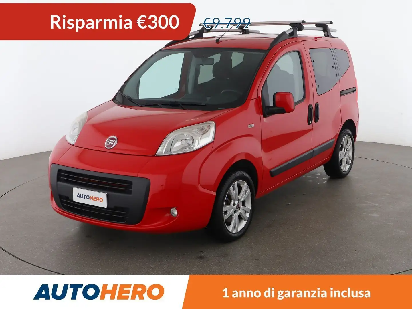 Fiat Qubo 1.3 M-Jet Dynamic 95 CV Rosso - 1