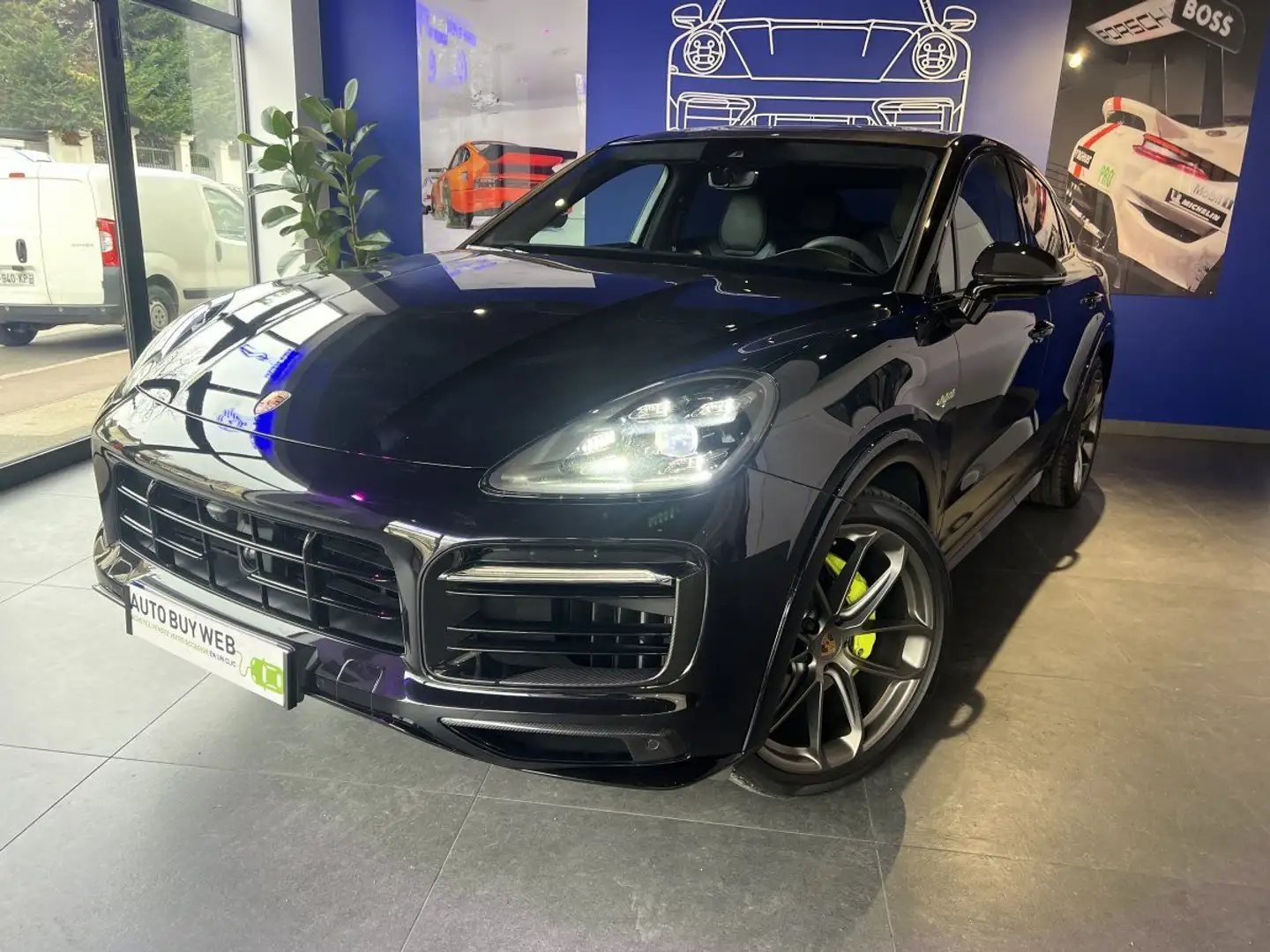 Porsche Cayenne COUPE E-Hybrid 3.0 V6 462 ch Tiptronic / Pack Carb Negro - 1