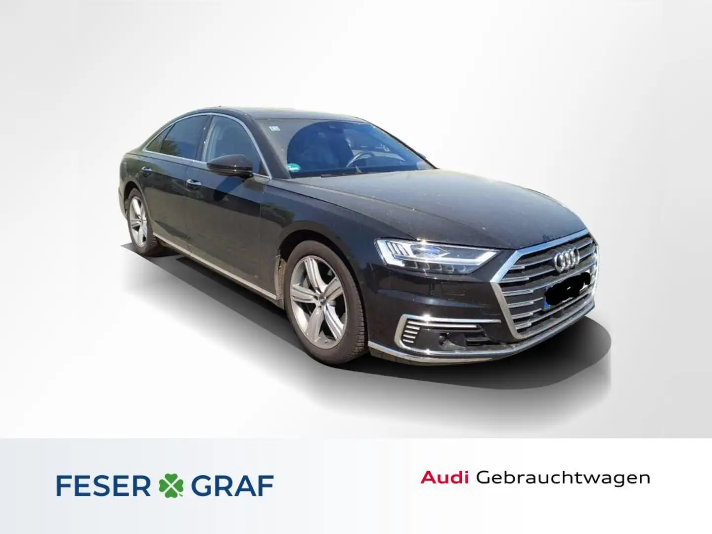 Audi A8 60 TFSIe /HD-Matrix/B&O/HuD/Pano/Massage Noir - 1