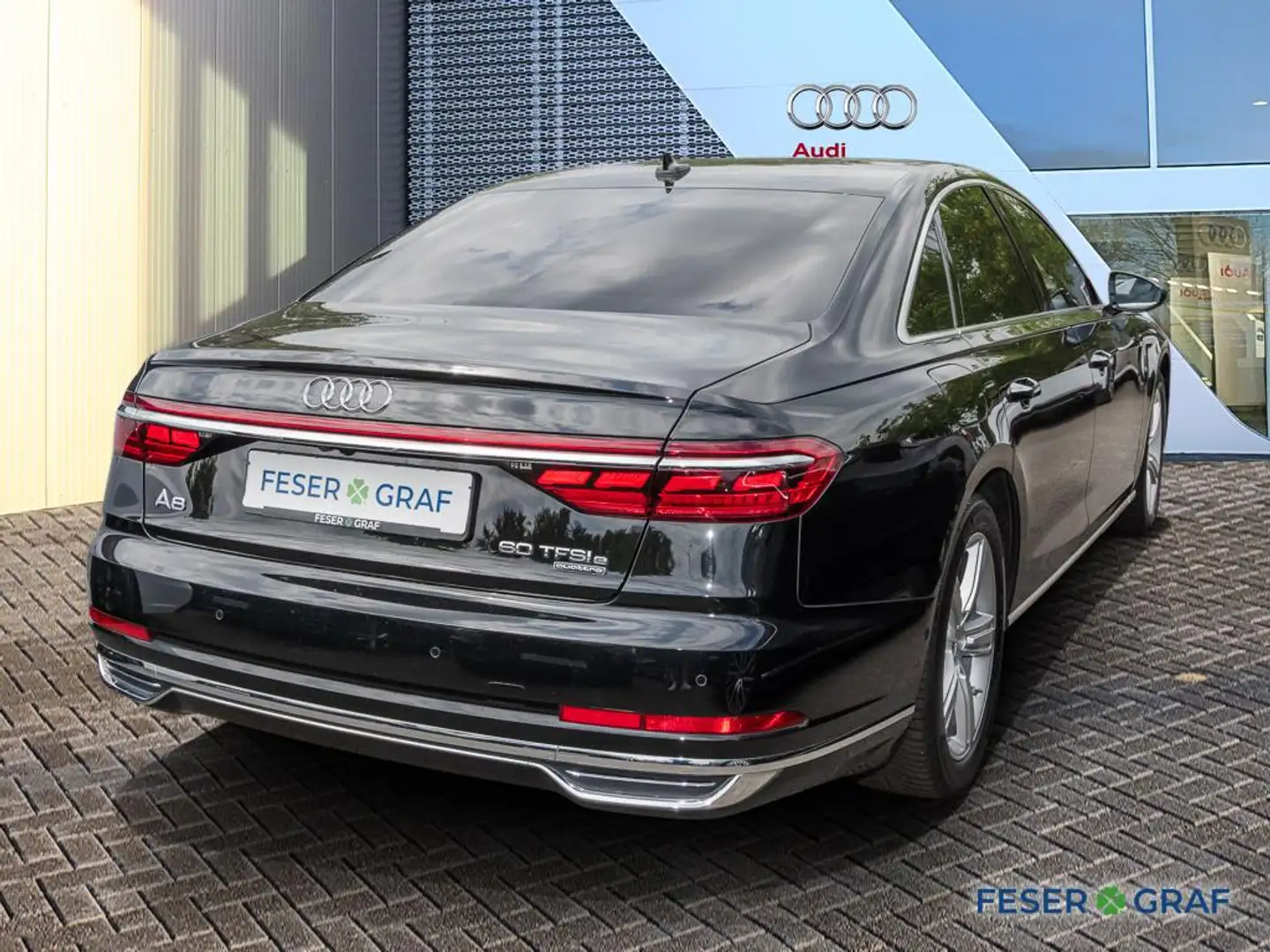 Audi A8 60 TFSIe /HD-Matrix/B&O/HuD/Pano/Massage Schwarz - 2