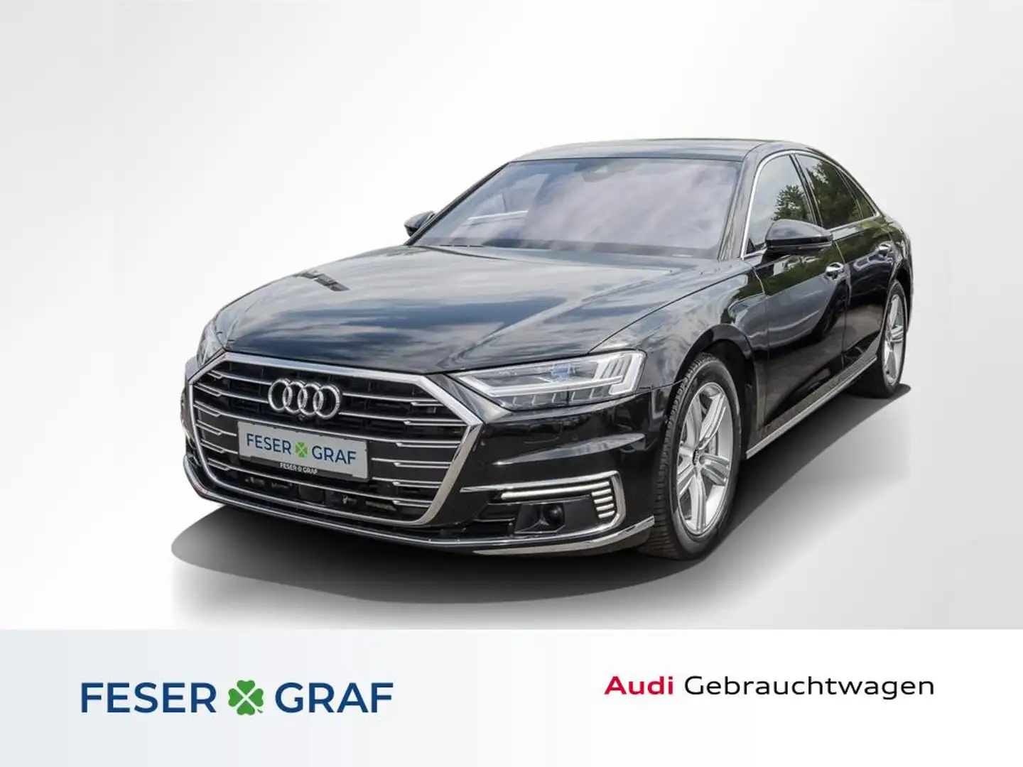 Audi A8 60 TFSIe /HD-Matrix/B&O/HuD/Pano/Massage Schwarz - 1