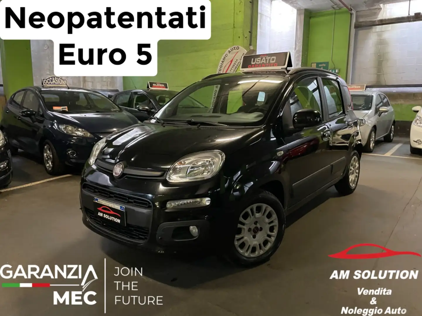 Fiat Panda 1.2 Neopatentati Euro 5 Nero - 1