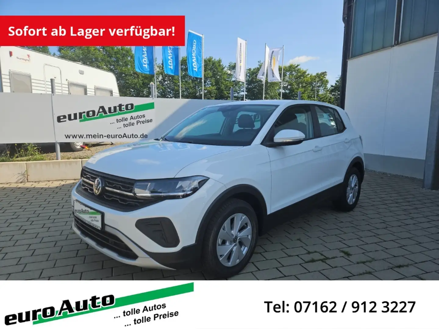 Volkswagen T-Cross Limited 1.0 TSI Sitzheizung Alu 3 Jahre Garantie Weiß - 1