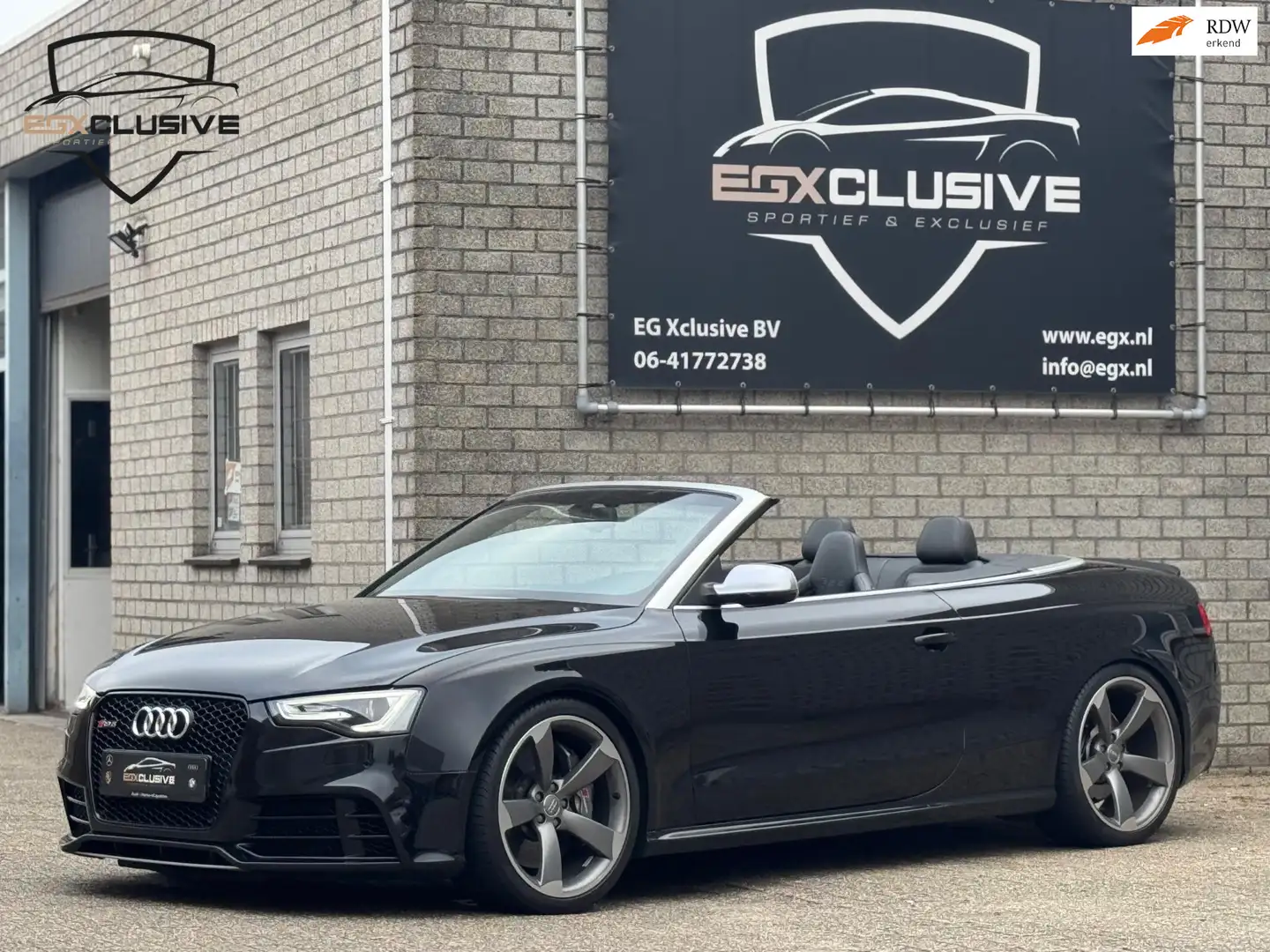 Audi RS5 Cabriolet 4.2 FSI Quattro Ceramic/Bucket Seats/B&O Negro - 1