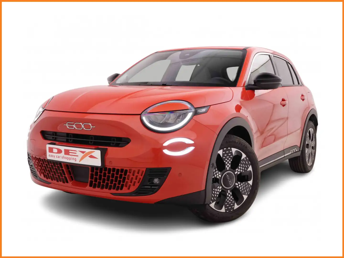 Fiat 600 54kWh 156 La Prima + GPS UConnect 10.25 + Leather  Orange - 1