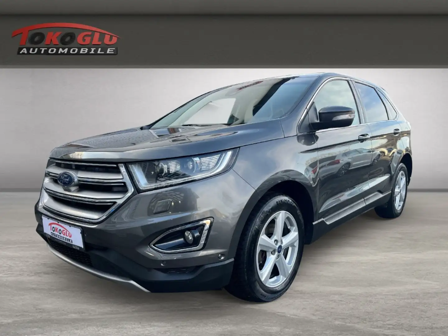 Ford Edge Titanium 4x4 2.0 TDCi Bi-Turbo El. Panodach Navi L Grau - 2