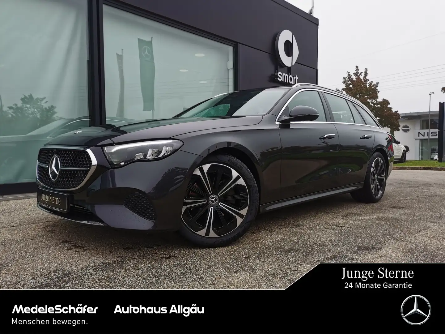 Mercedes-Benz E 220 E 220 T d Avantgarde 19" AHK Distronic Pano LED Gris - 1