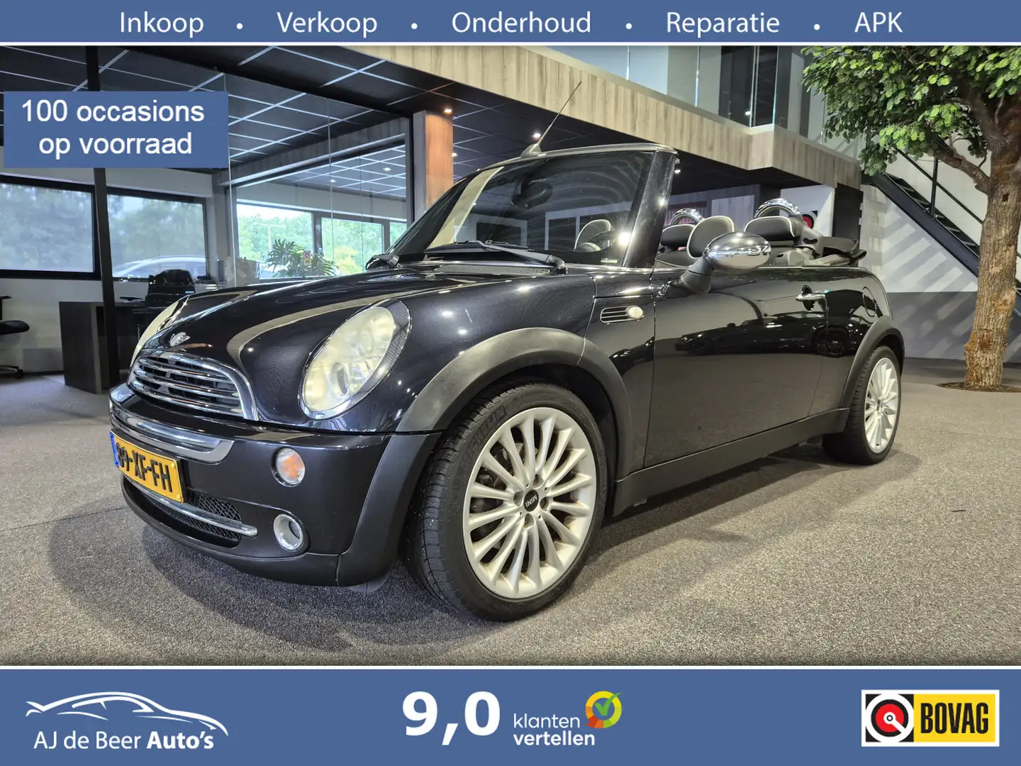 MINI Cooper Cabrio Mini 1.6 Chili Volleder | Clima Airco | Cruise | L Zwart - 1