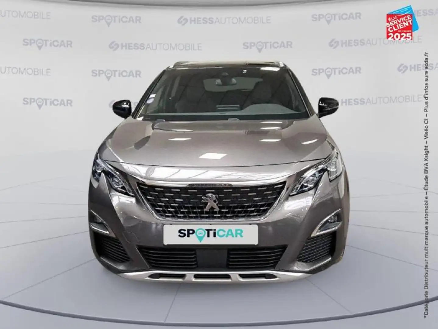 Peugeot 3008 1.2 PureTech 130ch S/S GT Line GPS Camera Carplay Gris - 2