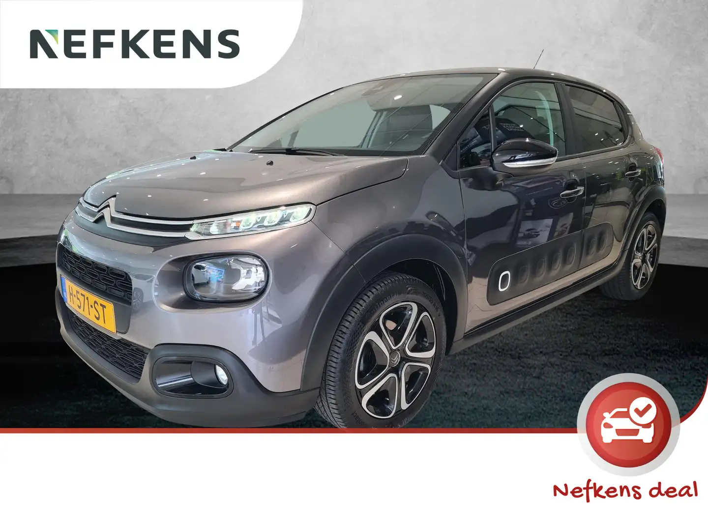Citroen C3 1.2 82 pk Feel Edition | 1ste eigenaar | Trekhaak Grijs - 1