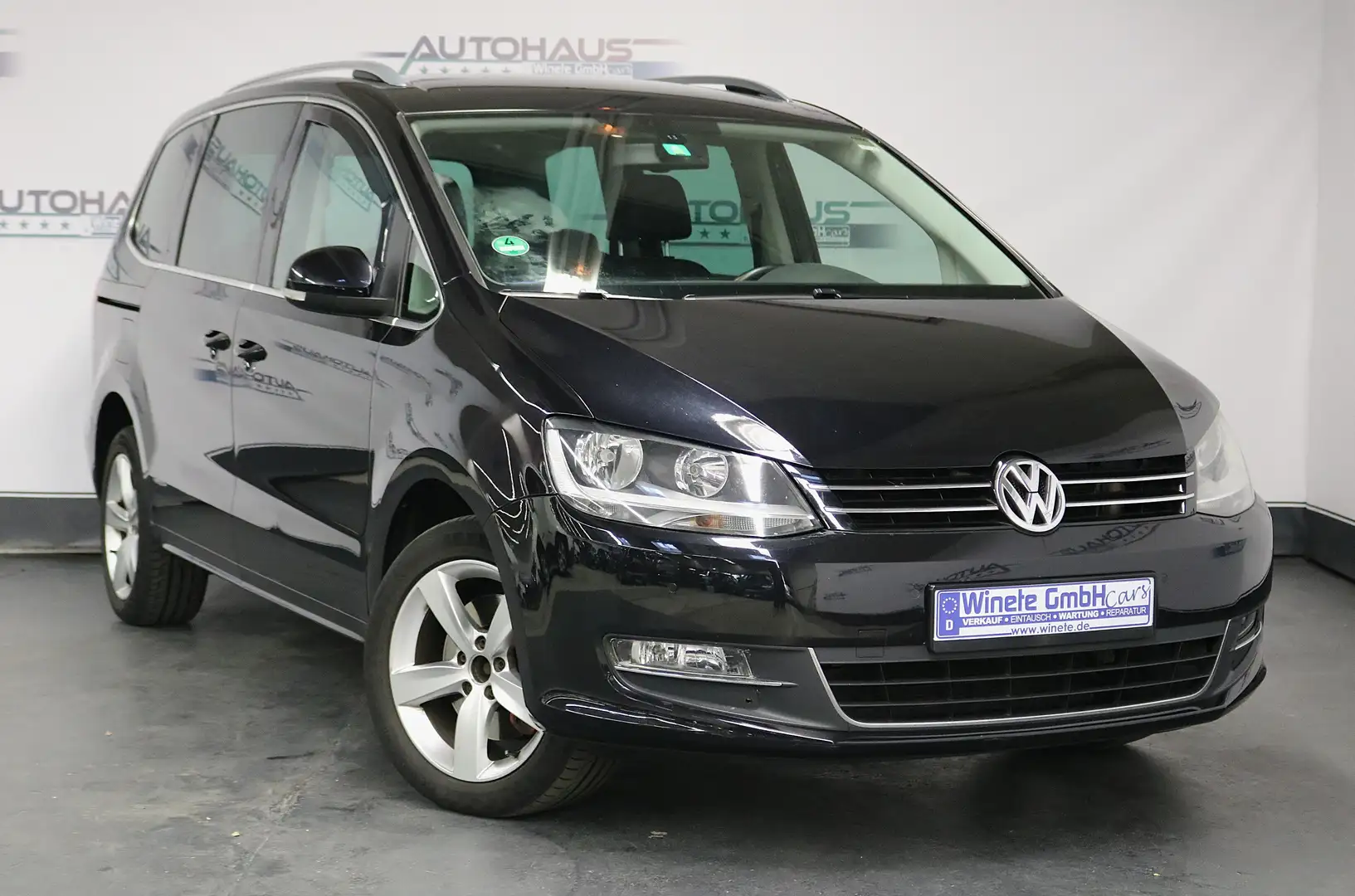 Volkswagen Sharan Highline *AHK*SHZ*PDC*Klimaaut*LEDER*8FachBereift* Schwarz - 1