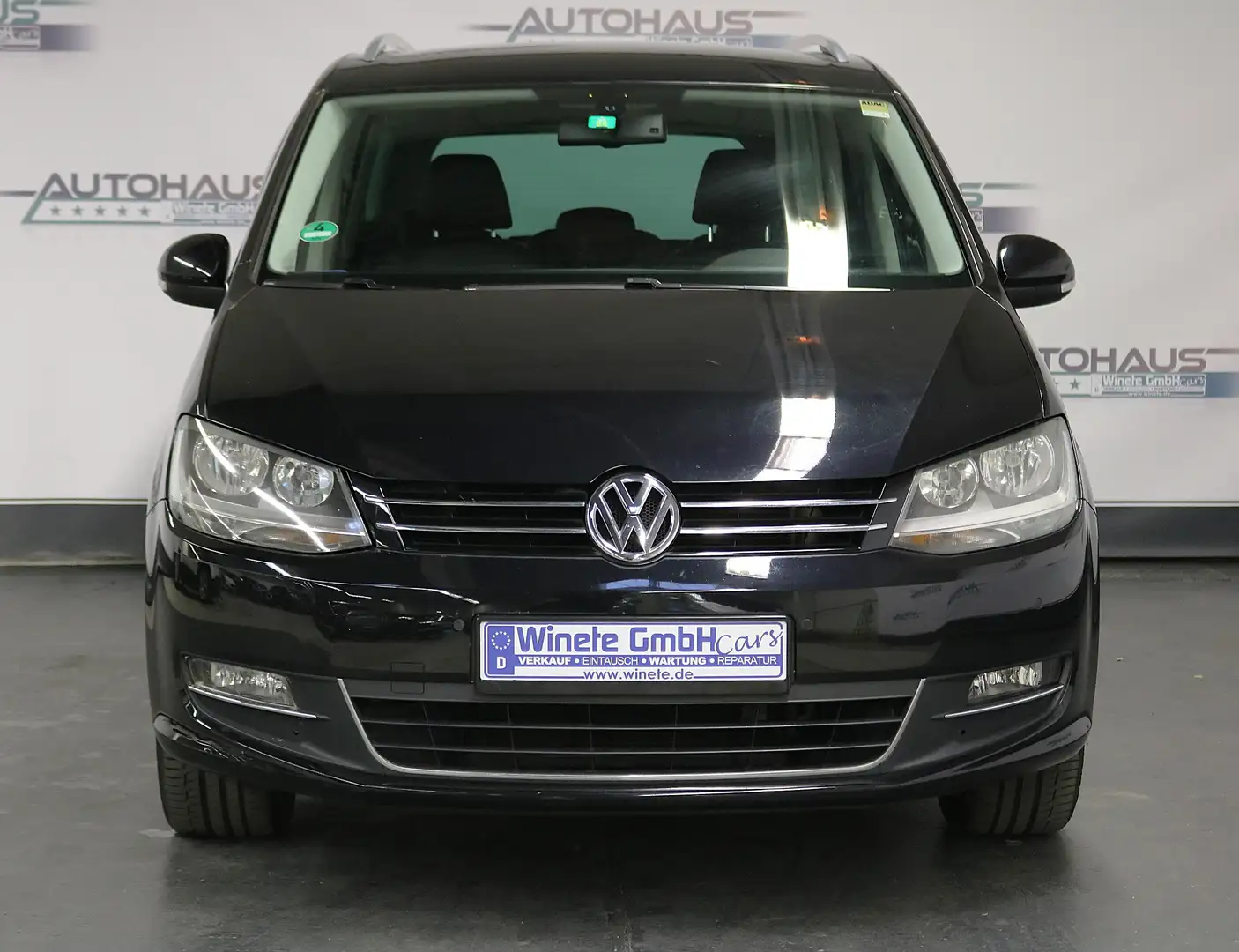 Volkswagen Sharan Highline *AHK*SHZ*PDC*Klimaaut*LEDER*8FachBereift* Schwarz - 2