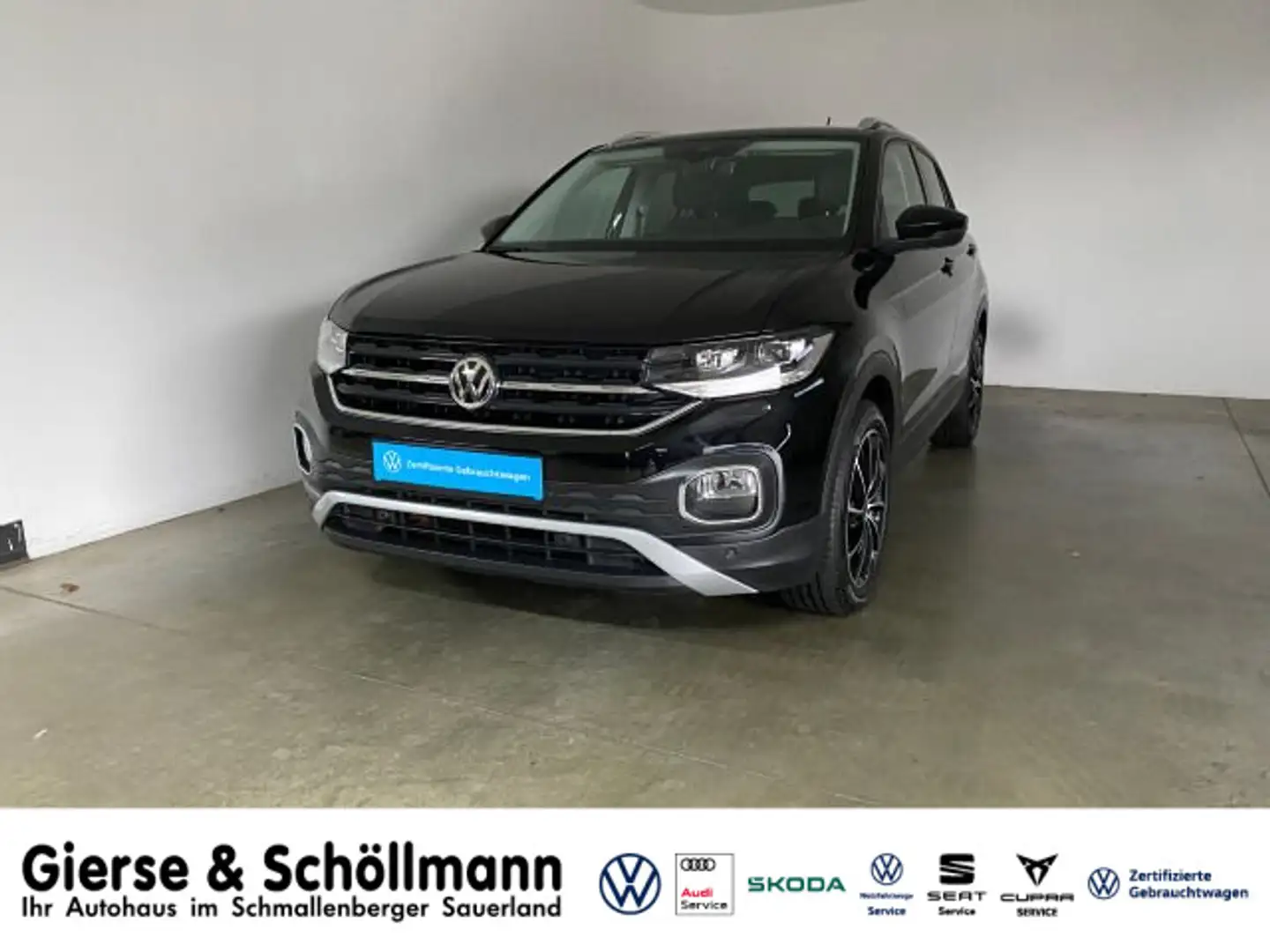 Volkswagen T-Cross Style 1.0 TSI AHK+NAVI+KAMERA+LED Schwarz - 1