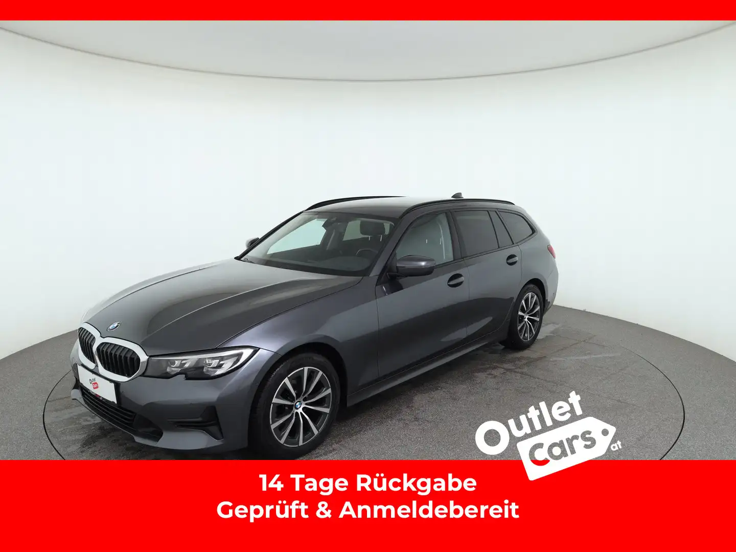 BMW 318 BMW 318d 48 V Touring Aut. Grau - 1