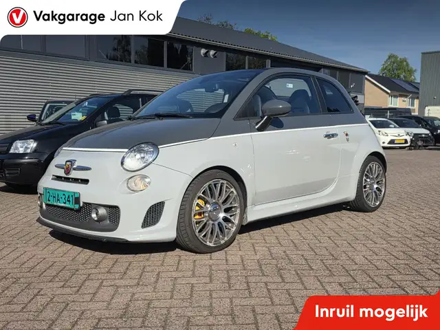 Fiat 500C Abarth 1.4 T-Jet Turismo 165pk, sabelt interieur.