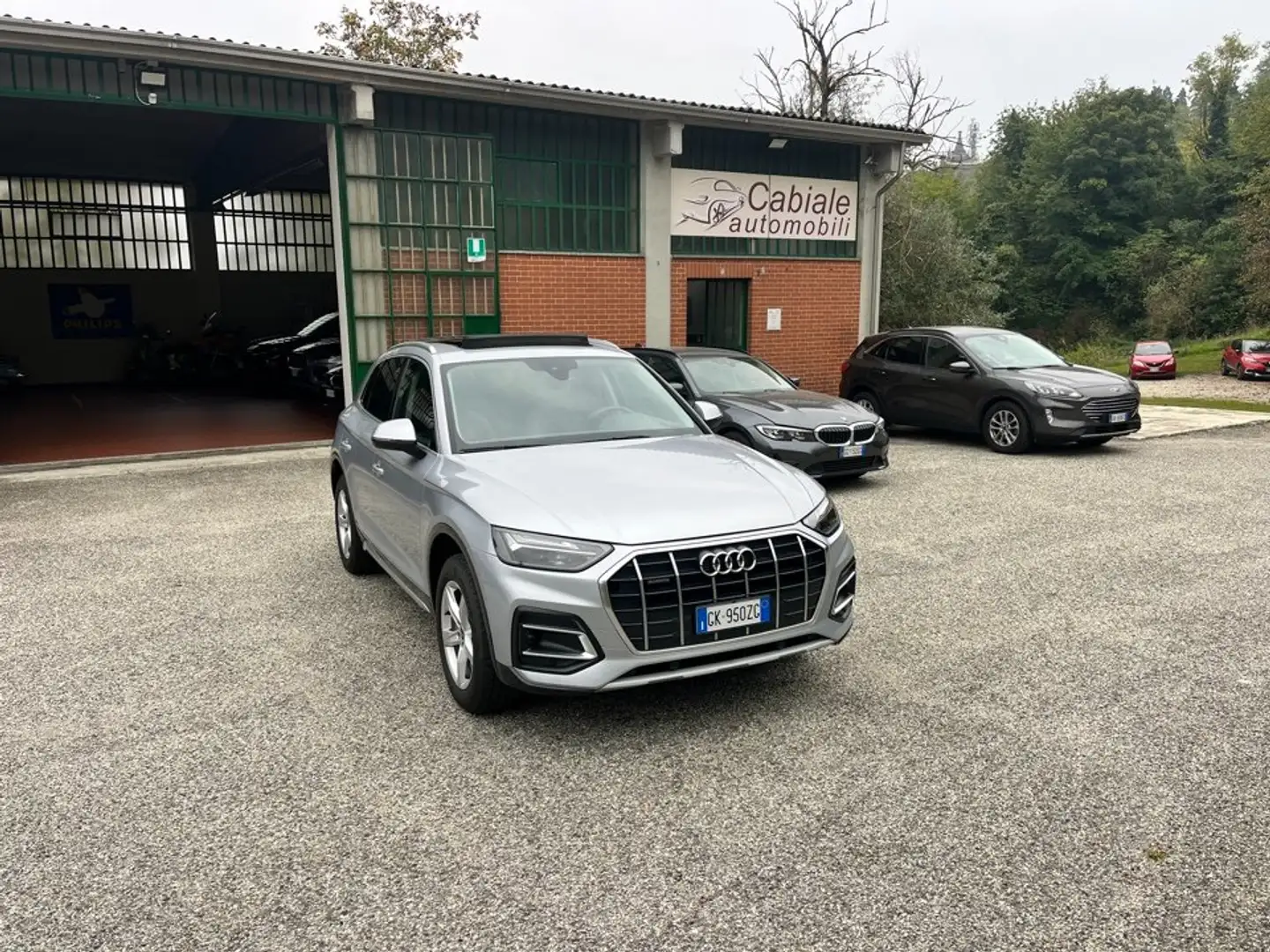 Audi Q5 40 tdi mhev 12V Business Advanced quattro+gtraino Argento - 1
