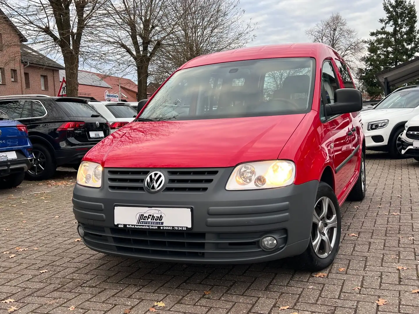 Volkswagen Caddy Life 1.9 TDI 55kW 5-Sitzer Rot - 1