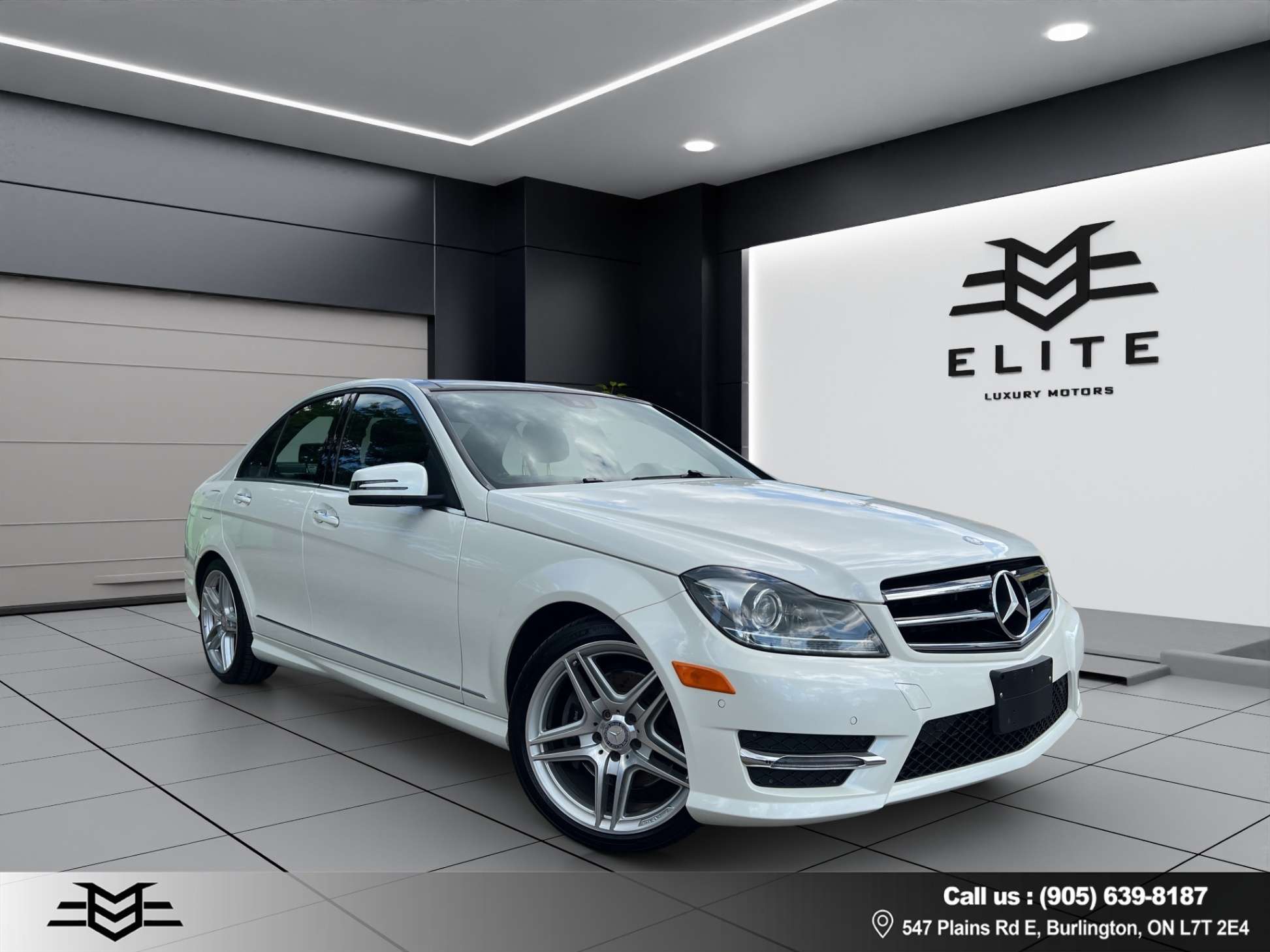2014 Mercedes-Benz C-Class C 350 4MATIC - LEATHER - SUNROOF - 86,000KMS !!!