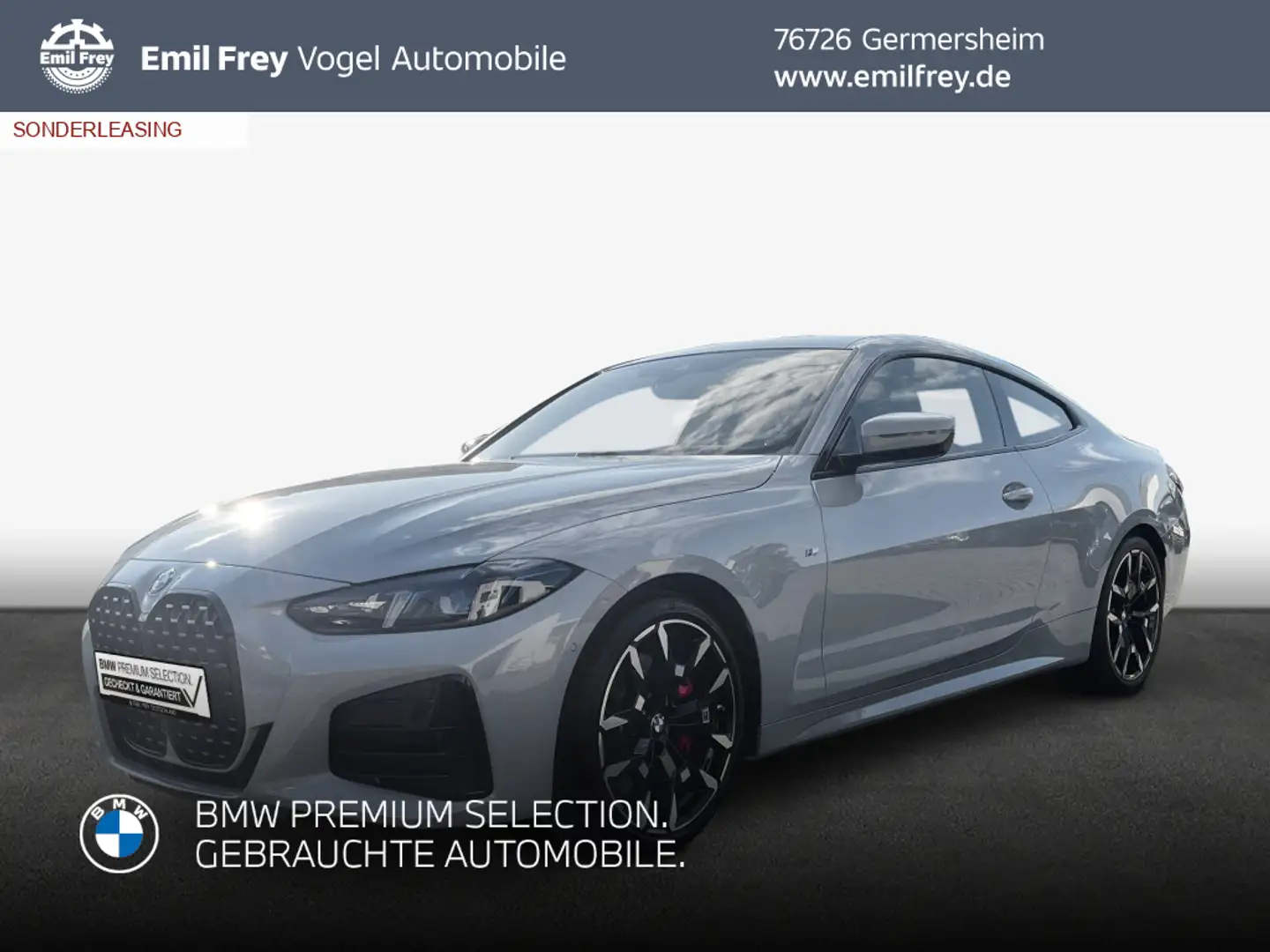 BMW 420 i Coupe M Sport Pro Grau - 1