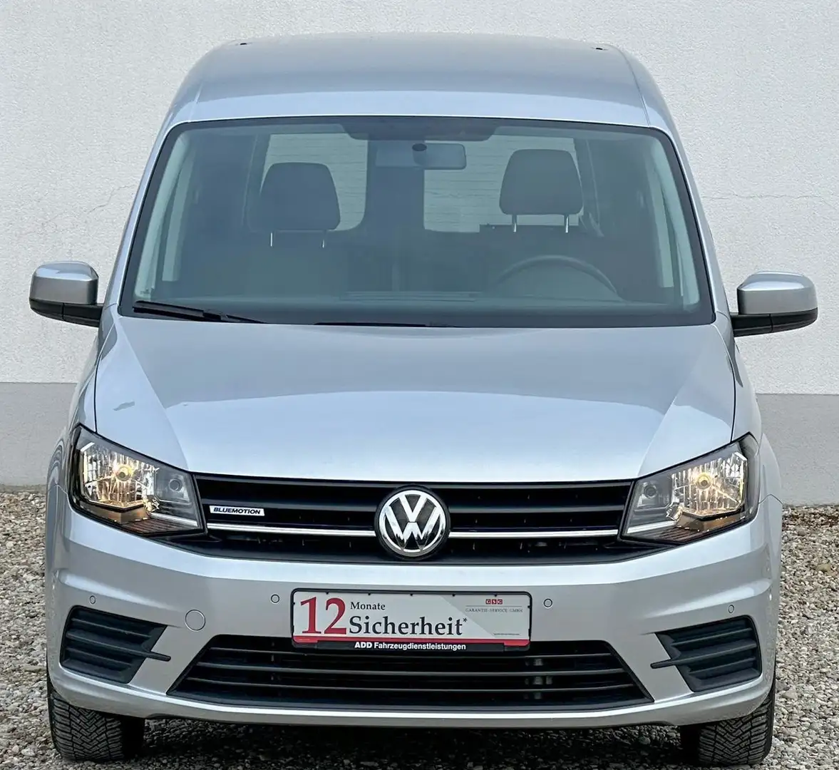 Volkswagen Caddy K Glas hi., 1.4 TGI,Navi,PDC,SHZ,1 Hd. Silber - 1