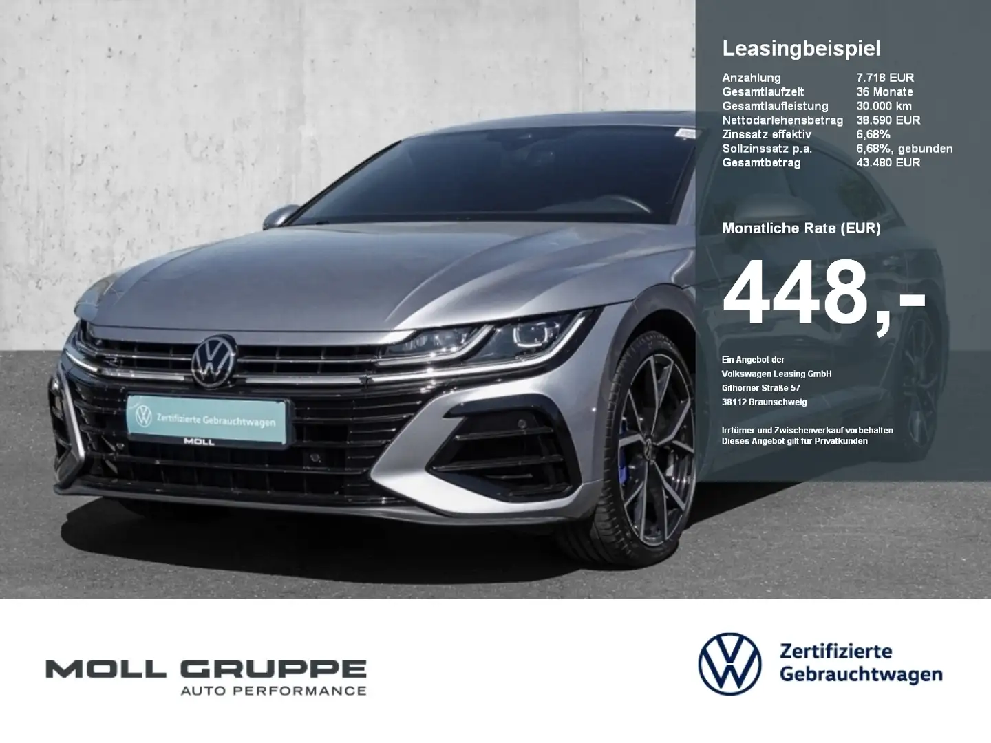 Volkswagen Arteon R Shooting Brake 2.0 TSI 4Motion DSG LED Plateado - 1