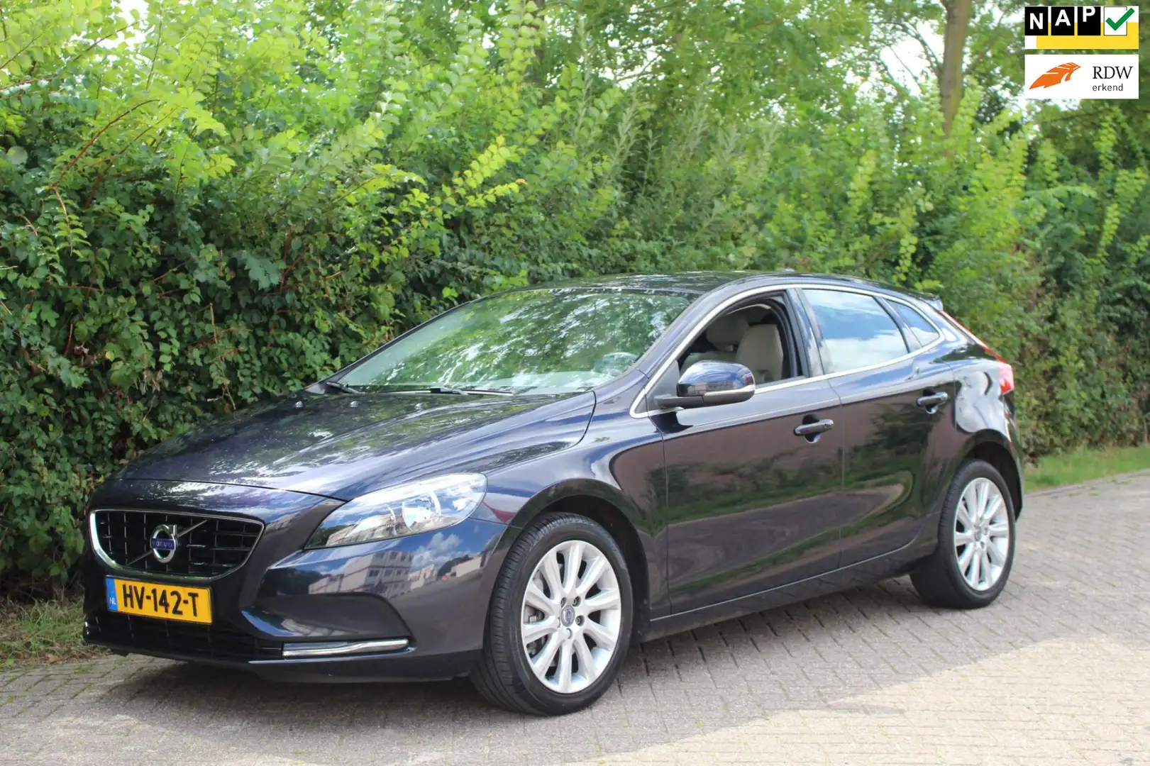 Volvo V40 2.0 T5 Summum *1e Eig !! *Navi *Leer *245PK Azul - 1
