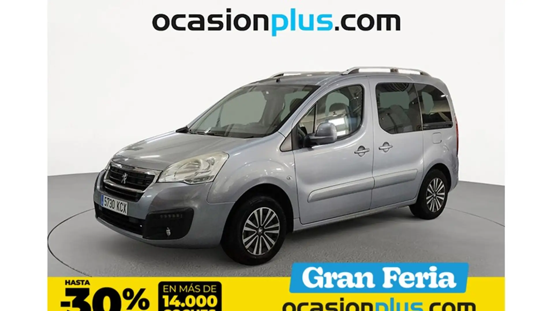 Peugeot Partner Tepee 1.6BlueHDI Active 100 Gris - 1
