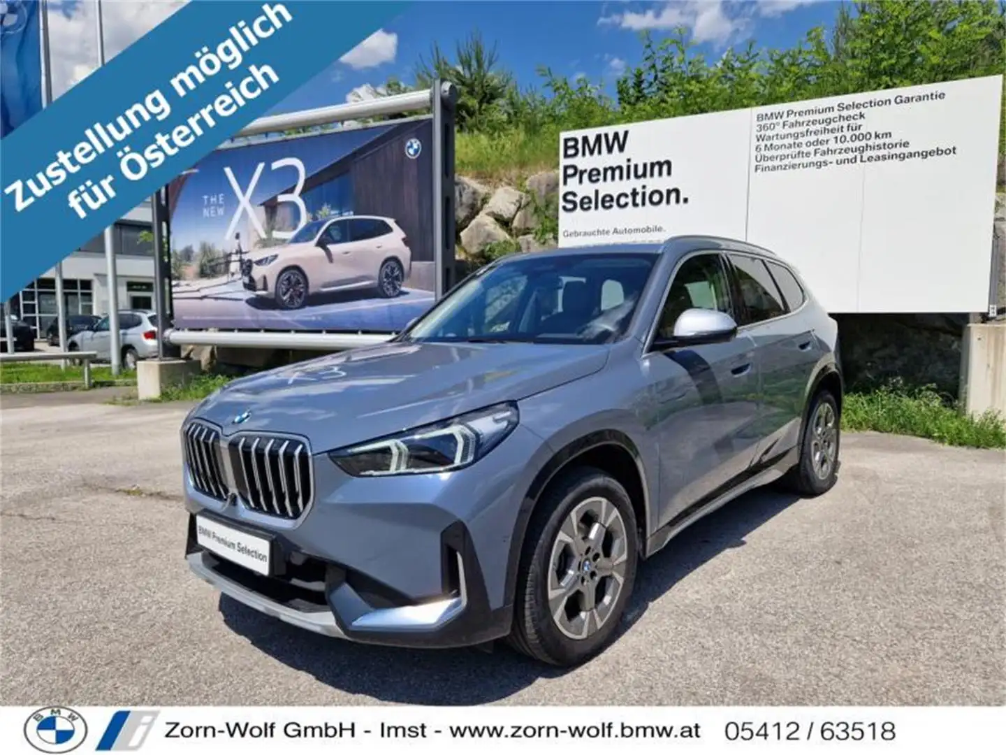 BMW X1 sDrive18d Bleu - 1