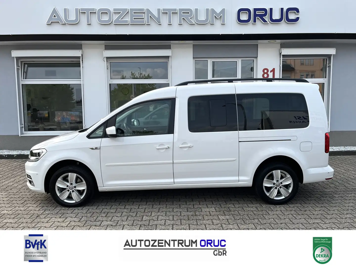 Volkswagen Caddy Maxi 2.0TDI Comfortline *Navi*AHK* Weiß - 1