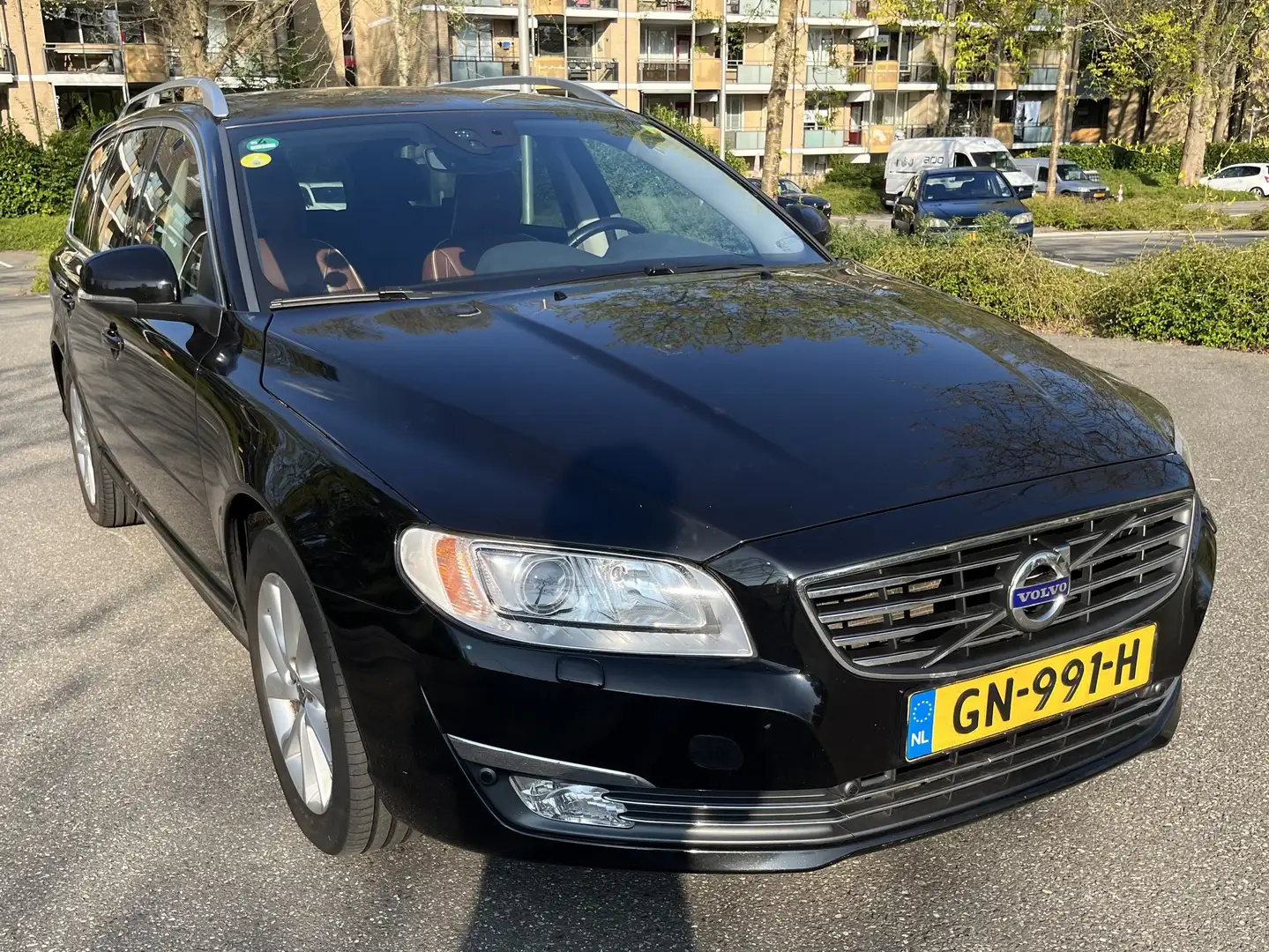 Volvo V70 V70 2.0 D2 Inscr. Edition Bruin Leder Trekhaak Noir - 2