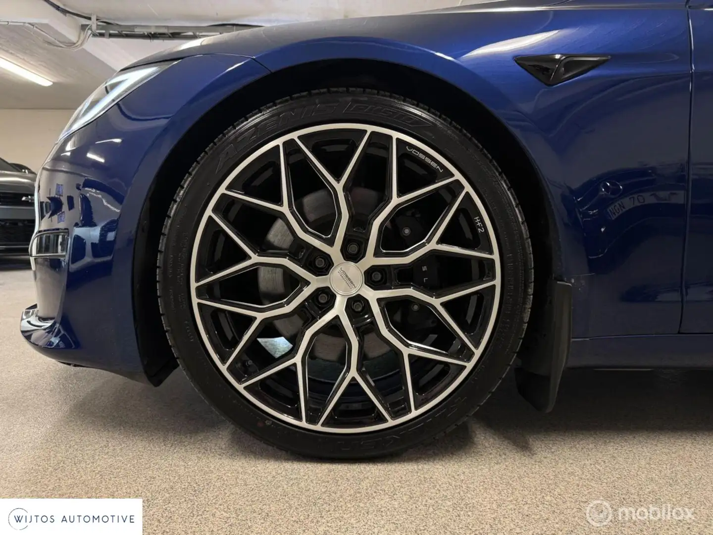 Tesla Model S Long Range, 671 pk, 21 Vossen, Autopilot, trek Blau - 2