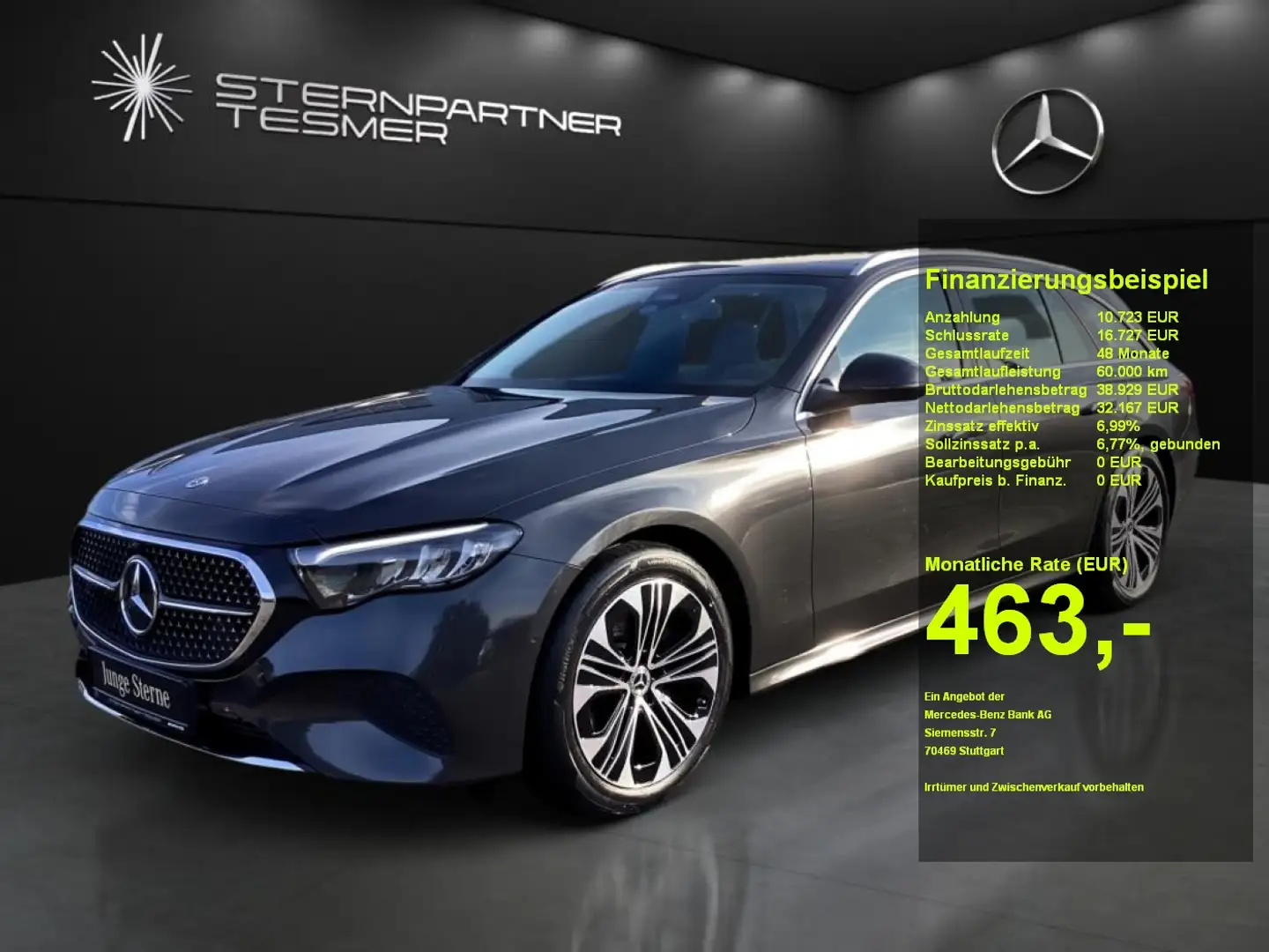 Mercedes-Benz E 200 T Avantgarde+AHK+PANO+Kamera+Wide+Distro Gris - 1