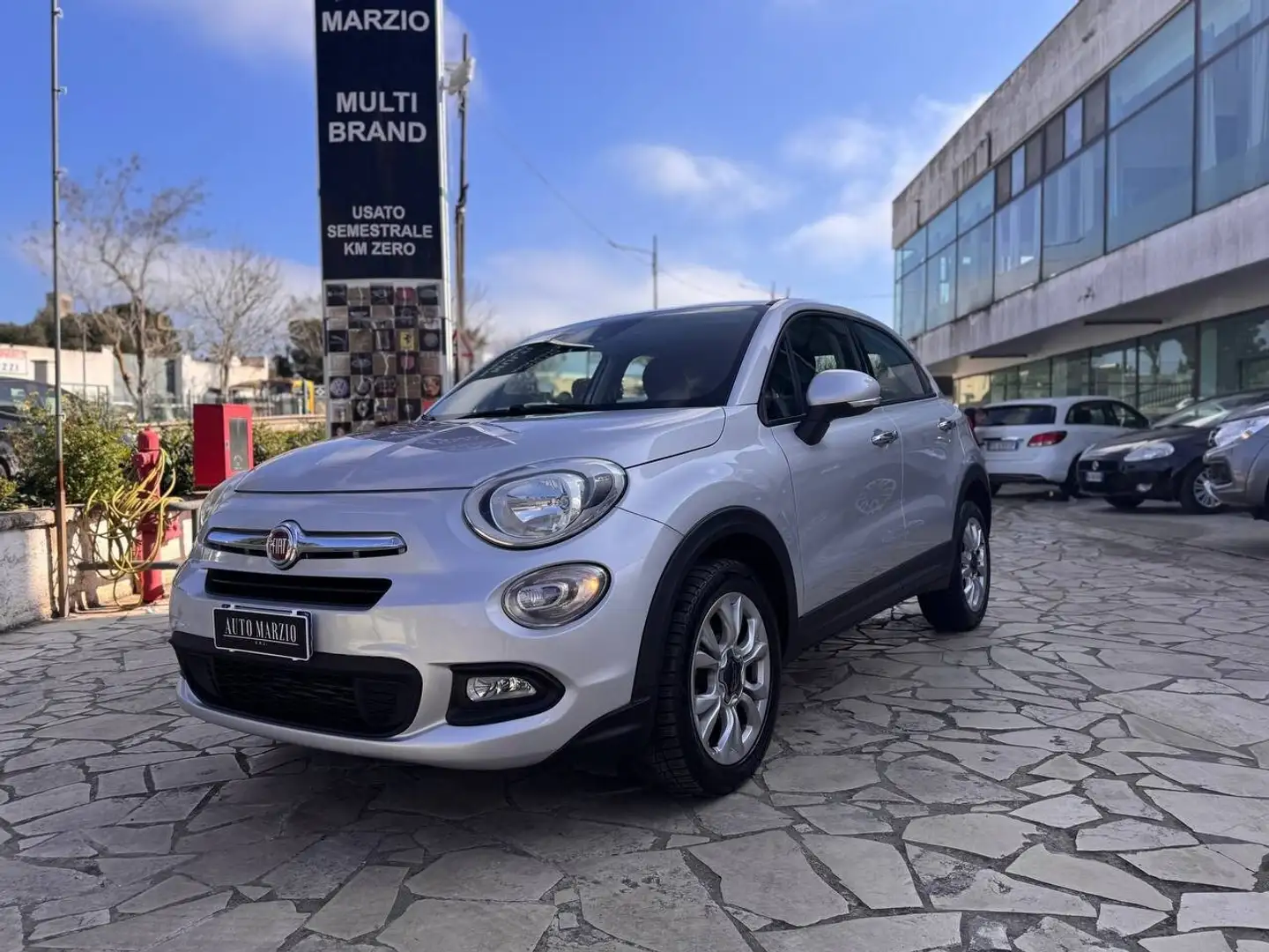 Fiat 500X 1.6 MultiJet 120 CV Pop Star Argent - 1
