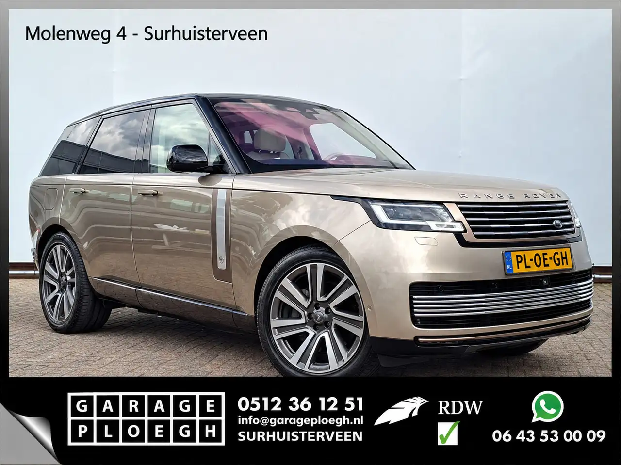 Land Rover Range Rover P510e SV PHEV 4WS 4xMassage Chauffeurspakket Signa