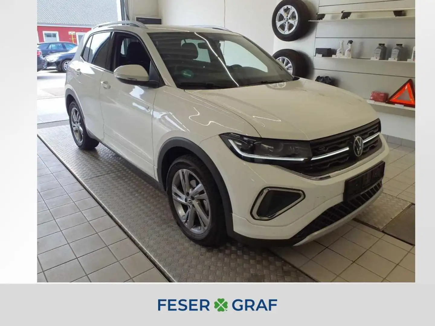 Volkswagen T-Cross R-Line 1.0 TSI DSG KAMERA*ACC*NAVI Weiß - 1