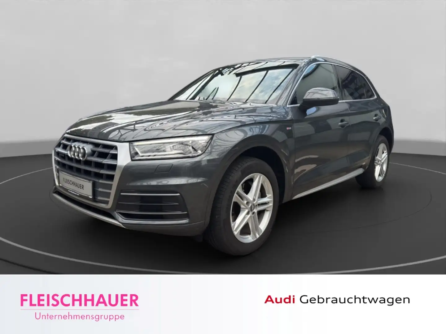 Audi Q5 quattro S-line 40 TDI S-tronic Navi Leder Bi-Xenon Gris - 1