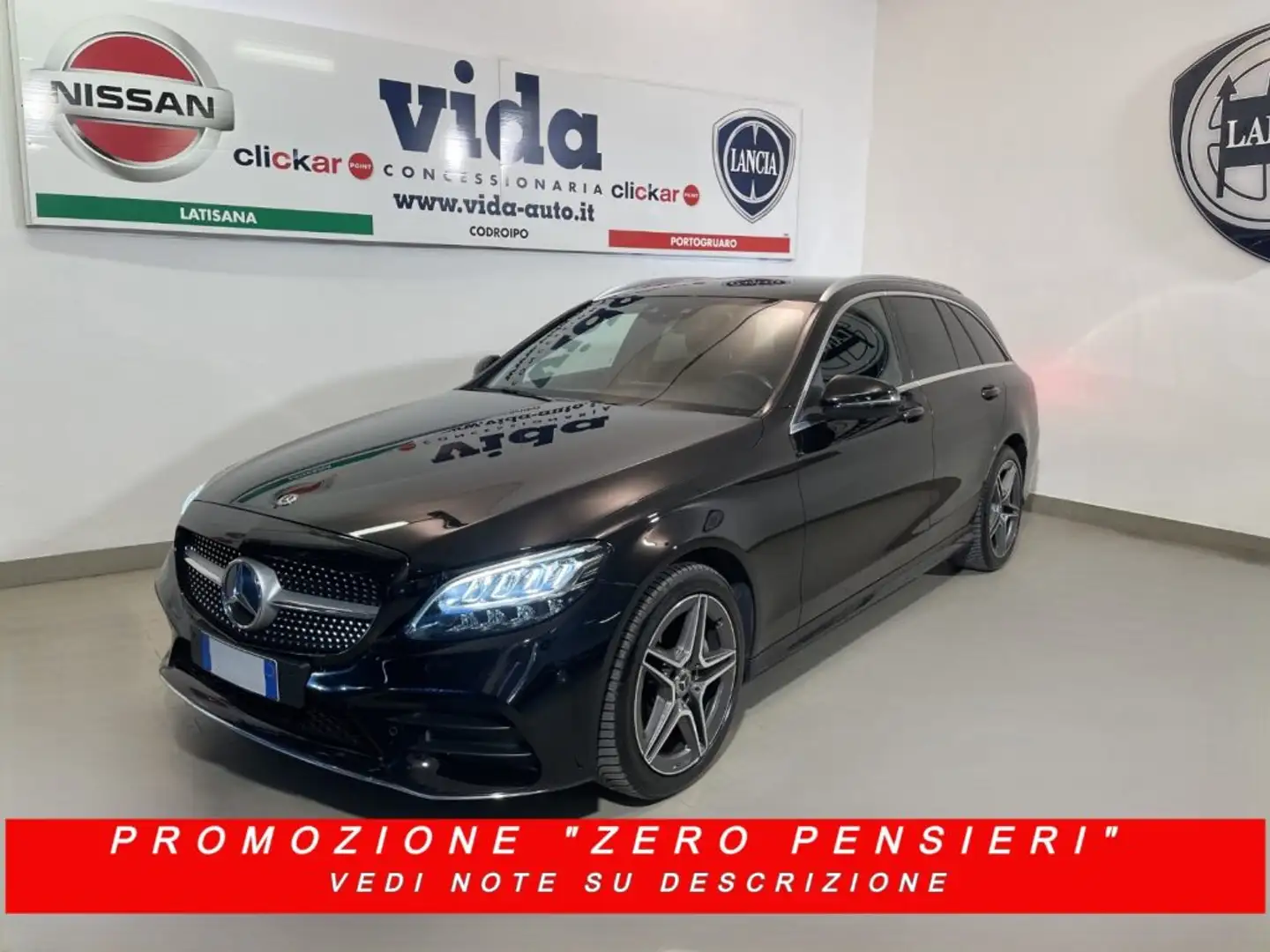 Mercedes-Benz C 220 d S.W. 4Matic CAMBIO AUT. Nero - 1