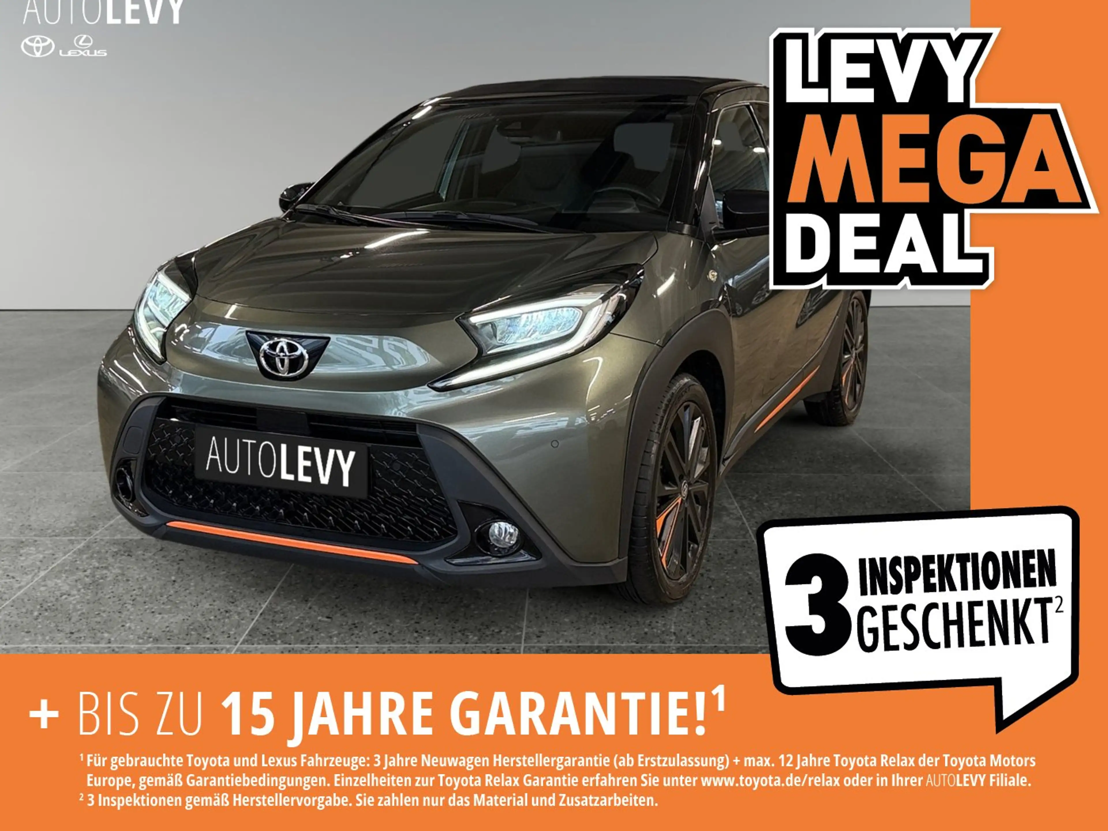 Toyota Aygo X 1.0 Limited Air Faltdach Leder+LED+SHZ+PDC