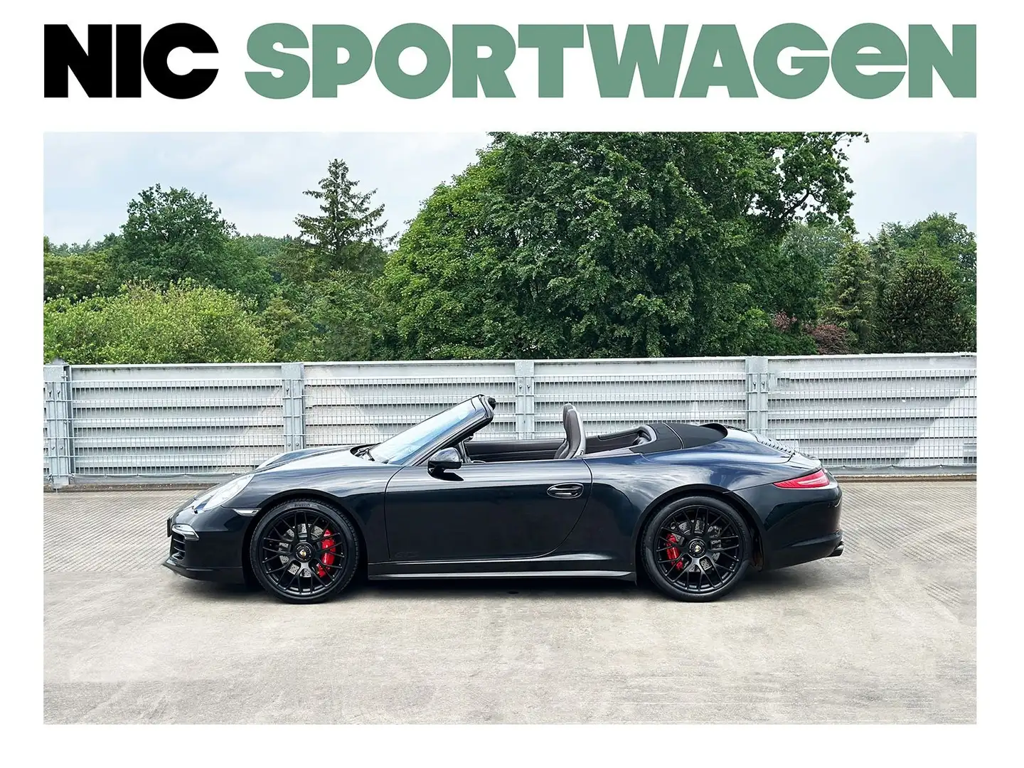 Porsche 991 911 Carrera 4 GTS Cabrio/1.Hand/Porsche Approved Noir - 1