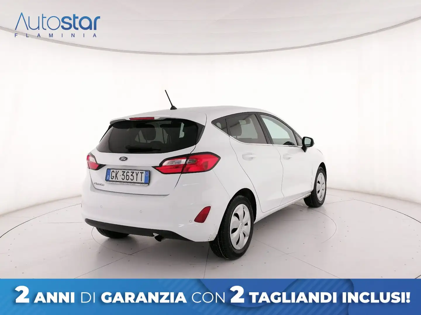 Ford Fiesta 5p 1.1 Titanium Gpl 75cv Bianco - 2