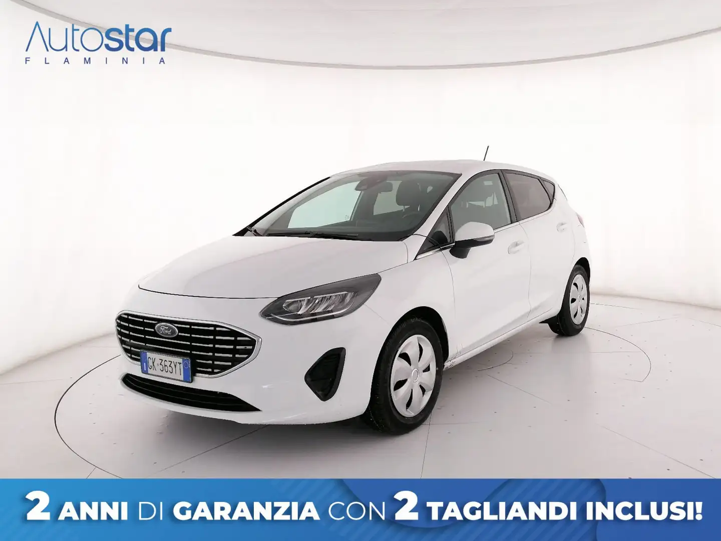 Ford Fiesta 5p 1.1 Titanium Gpl 75cv Bianco - 1