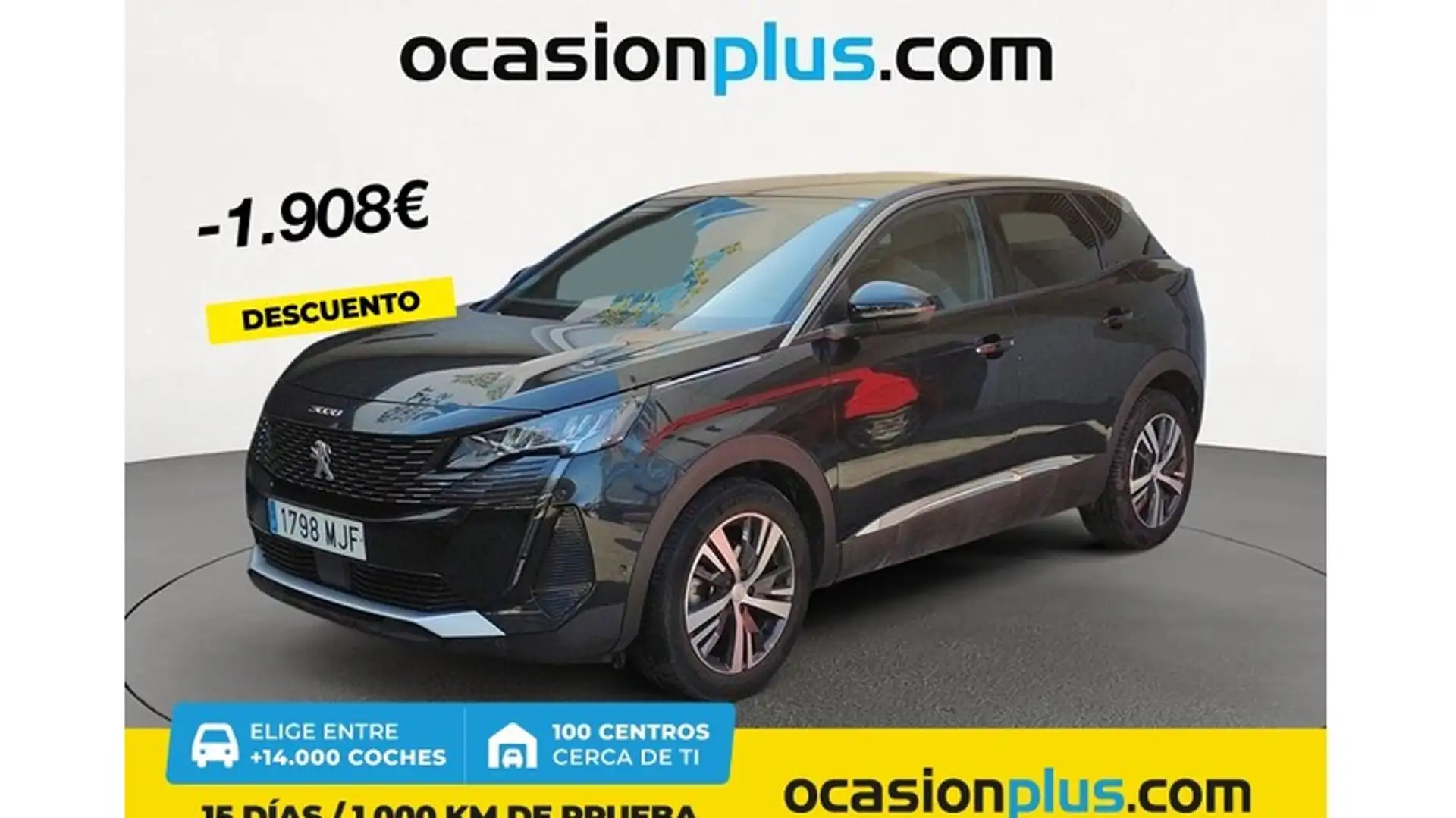 Peugeot 3008 1.2 PureTech S&S Allure 130 Noir - 1