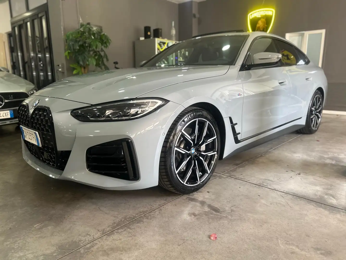 BMW 430 430i Gran Coupe Msport auto*LUCI AMBIENT*TETTO*CAM Grigio - 2