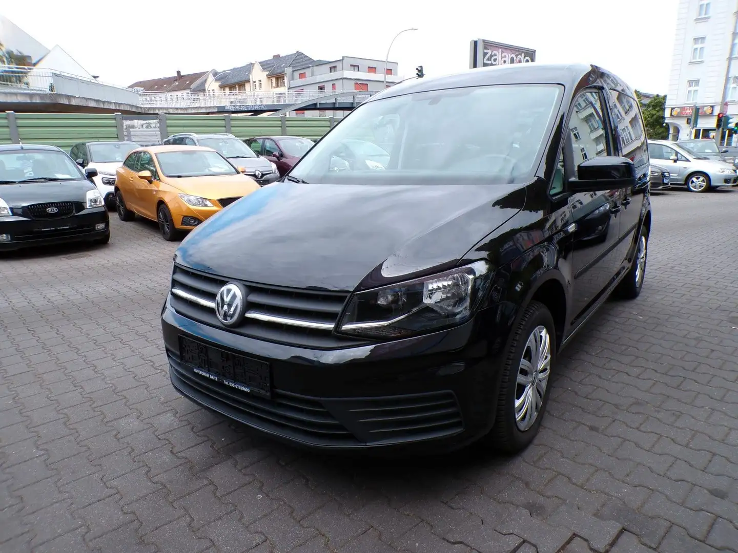 Volkswagen Caddy 1,4TSI 92kW BMT Trendline, 1-HAND Negro - 1