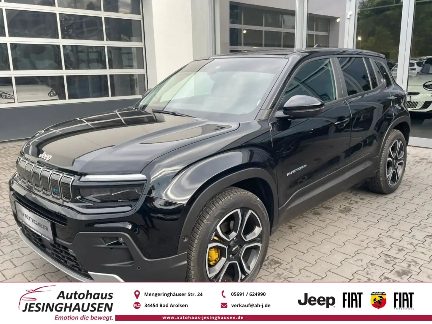 Jeep Avenger Summit+Electric+Navi+Rückfahrkam.+Tot Winkel Warne Noir - 1