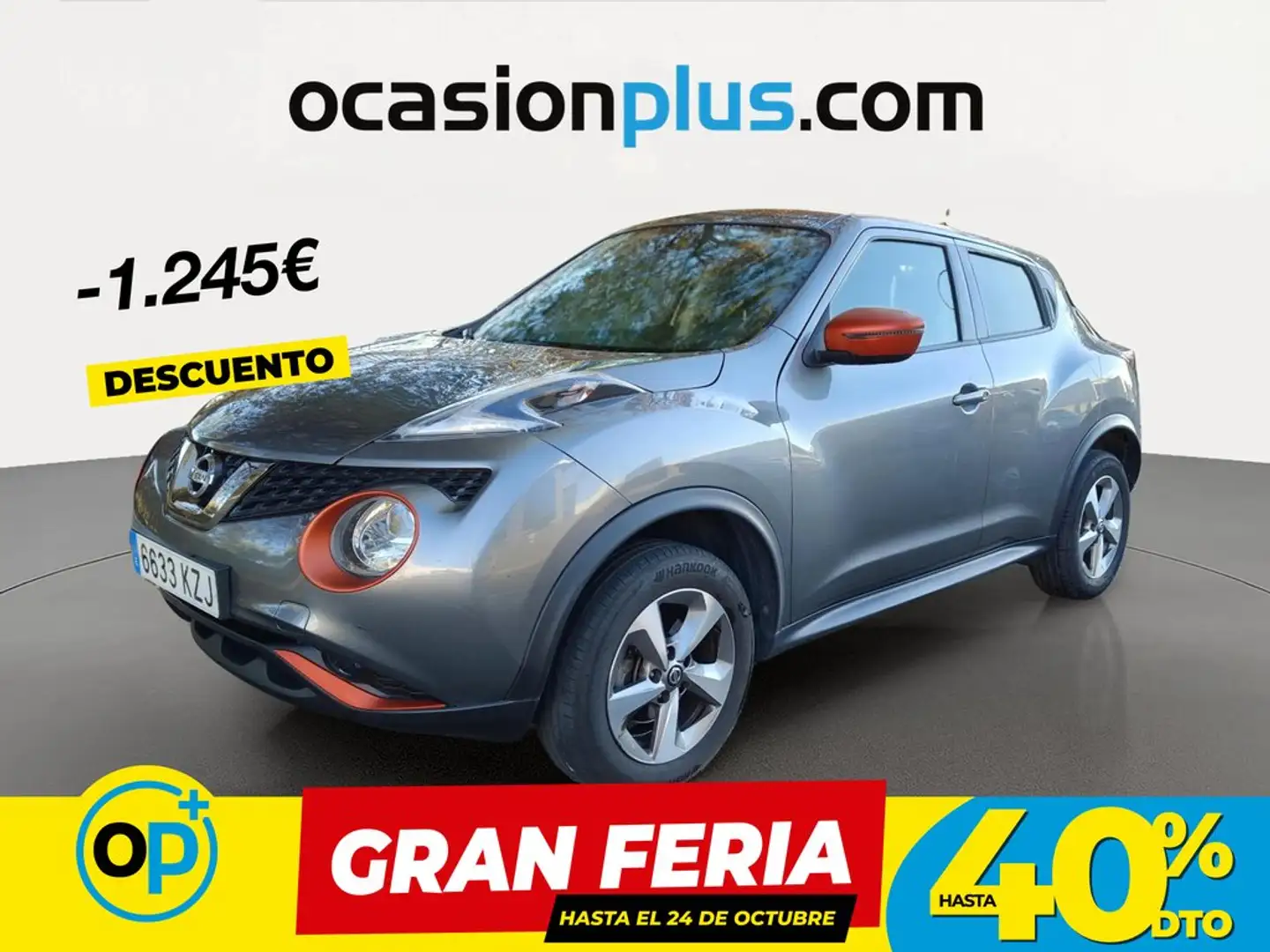 Nissan Juke 1.5dCi N-Connecta 4x2 Gris - 1