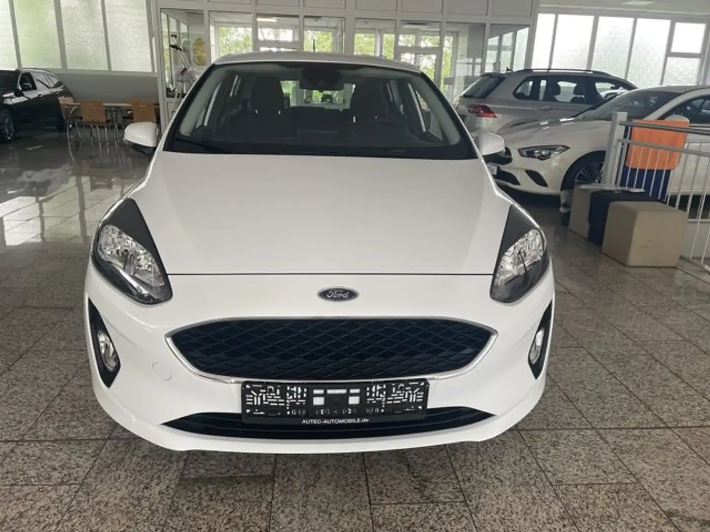 Ford Fiesta 1.0 KLIMA+SPURHALTE+SITZHEIZUNG+APPLE-CAR Weiß - 2