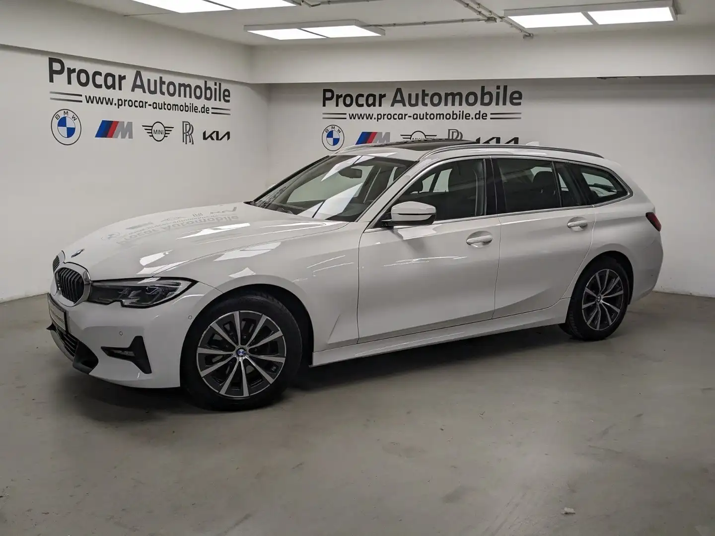 BMW 320 d Sport Line Laser Pano ACC HuD DA PA DAB Blanco - 2