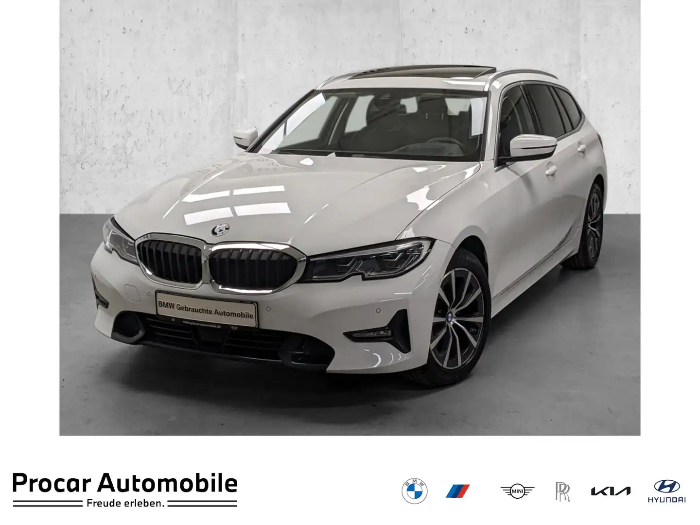 BMW 320 d Sport Line Laser Pano ACC HuD DA PA DAB Blanco - 1